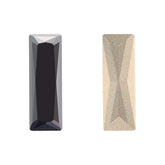 Jet Metallic Silver Princess Baguette Shape High Quality Glass Pointed Back Fancy Rhinestones WholesaleRhinestone
